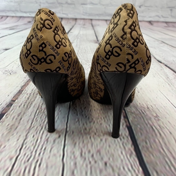 🎉BCBGirls Pumps w/ Brown Patent Leathern Details - Picture 7 of 9